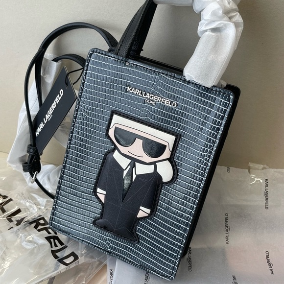 Karl Lagerfeld Handbags - (new+tag in plastic) Karl Lagerfeld large phone crossbody with card slots inside